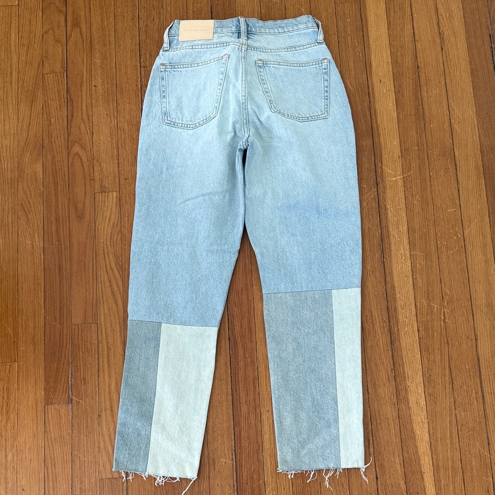 Everlane 90s Cheeky Jean Patchwork Denim 24 Ankle - Picture 5 of 5